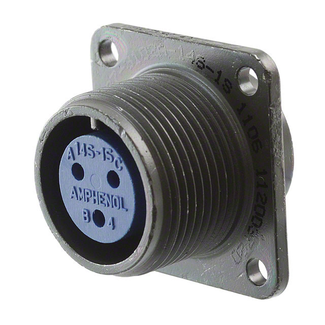 2 Boîtiers Connecteurs Circulaires Amphenol 14S Aérospatial - Modèle 97-3102A-14S, Alliage Alu